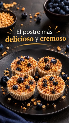 Bocaditos Cremosos de Arándanos