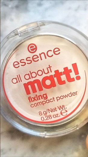 Essence all about matt! Fixing compact powder review