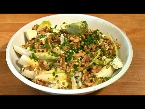 How To Do An Endive, Roquefort And Walnut Salad Recipe