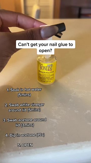 Struggling to Open Nail Glue? Try These Simple Tricks!