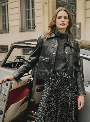 Ladies Vintage Oversized Black Leather Jacket, Women Handmade Moto-bike Style Winter-coat's, Women's Winter-warm Outwear-ladies-gift-for-her - Etsy