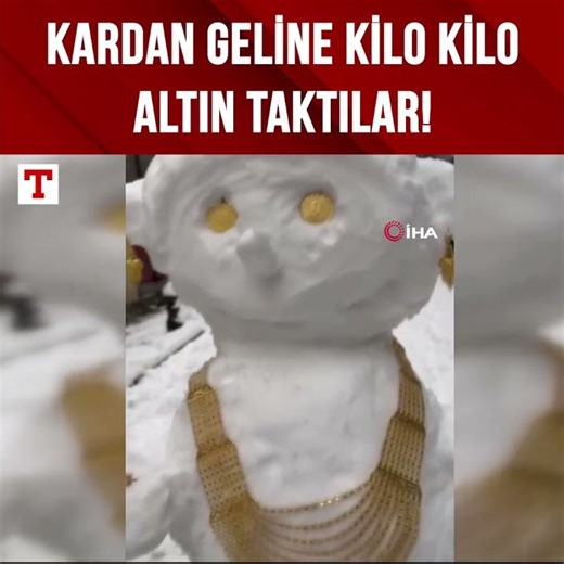 The Snow Bride Was Adorned with Kilograms of Gold! #Shorts