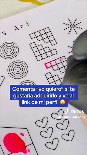 Plantillas para Practicar Uñas Acrílicas y Nail Art