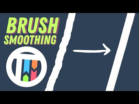 HOW TO USE BRUSH SMOOTHING in Krita - Digital Art Tutorial