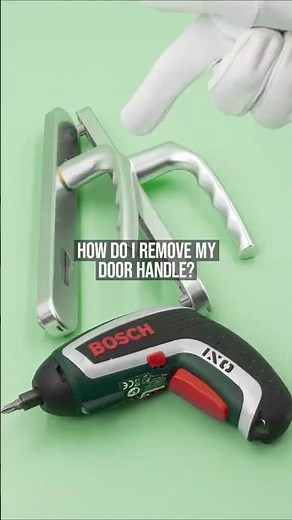 How do I remove my door handle?