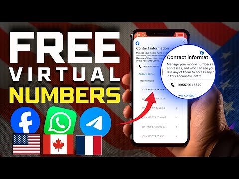 How to Get FREE Virtual Numbers for Facebook, TikTok, WhatsApp & OTP Verification