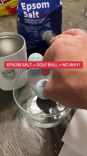 Golf Ball Epsom Salt Test: Discovering Imbalance