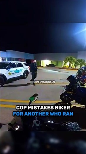 Cop Mistakes Biker For Another Who Ran