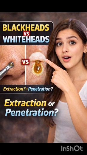 Blackheads VS Whiteheads - you're treating them wrong #skincare #cloggedpores