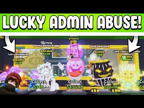 I STOLE MY "LUCKIEST LOOT" DURING ST. PATRICKS ADMIN ABUSE USING "BEANIE METHOD!" | STEAL A BRAINROT