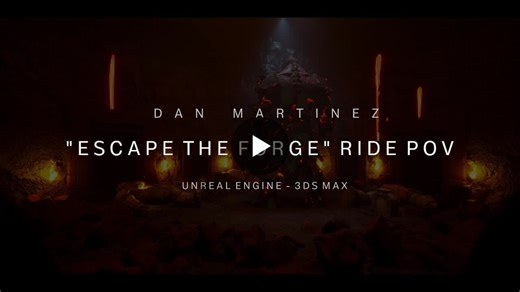 #themedentertainment #themeparkdesign #darkride #attractiondesign #immersivedesign #experiencedesign #3dartist #unrealengine | Dan Martinez