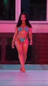 HEAT 🔥Kathryn Celestre MOOD WALK the runway in slow motion