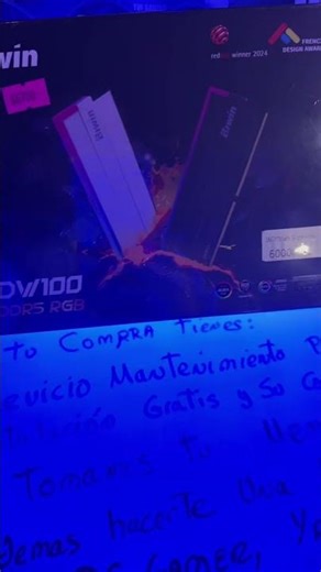Memoria RAM 16 GB de 6000 MHZ con CL28 garantía de x vida, te podemos tomar a cuenta la tuya, $6,700