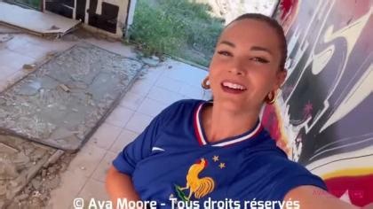 Ava Moore Sextape Pour la Coupe du Monde Vive la France Vidéo Porno