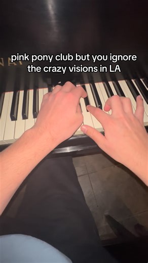 Max Cooper on Instagram: "pink pony club but… #piano #pov #chappellroan #music #tiktok"