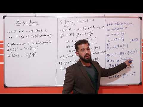 la périodicité d'une fonction : les fonctions périodique