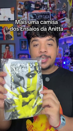 CAMISETA ENSAIOS DA ANITTA: Minha Nova Aquisição!