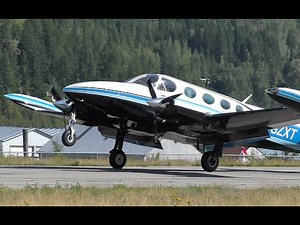Cessna 340 Approach and Landing
