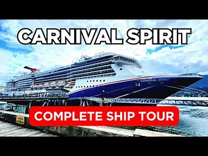 Carnival Spirit Complete Ship Tour | Walking Every Deck from Top to Bottom