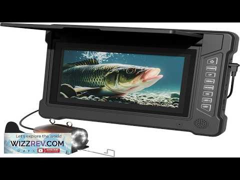 Underwater Fishing Camera 7" LCD Monitor Portable Fish Camera with Light 12pcs