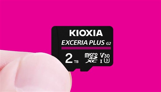 铠侠EXCERIA PLUS G2 microSD存储卡 2TB 新品来袭