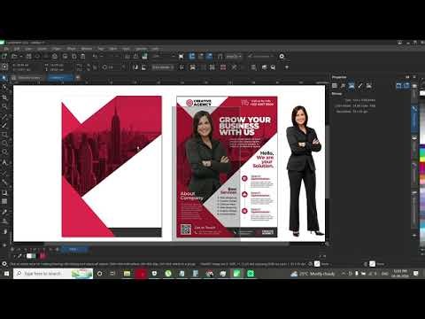 CorelDRAW Shape Design Tutorial for Beginners | Easy Vector Design Techniques