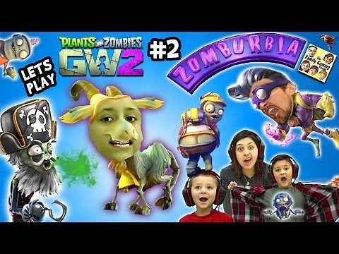 Lets Play Plants vs. Zombies Garden Warfare 2 #2: Mom & Kids Play 1st Time (FGTEEV Beta Gameplay)