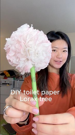 DIY toilet paper Lorax Tree