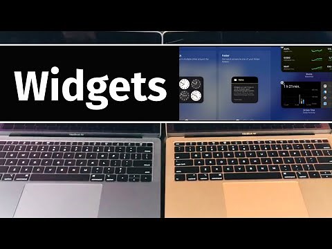 How to Add Widgets on MacBook, MacBook Air, MacBook Pro