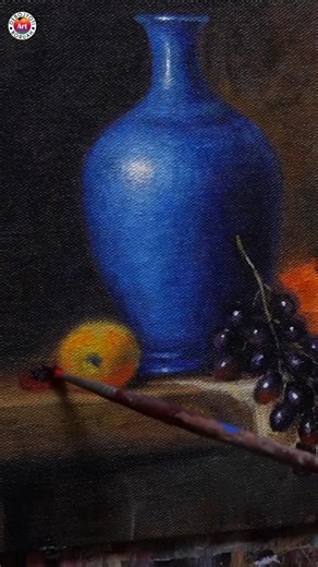 Color Theory in Still-Life Painting 🖌️ #acrylicpainting #stilllifepainting