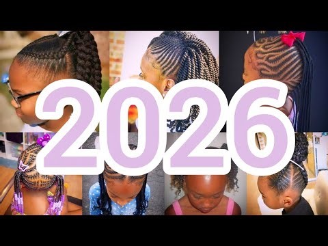 🔥2026 Best Little Girls Cornrows Braids Hairstyles Ideas | Back to School Kids Hairstyles💯