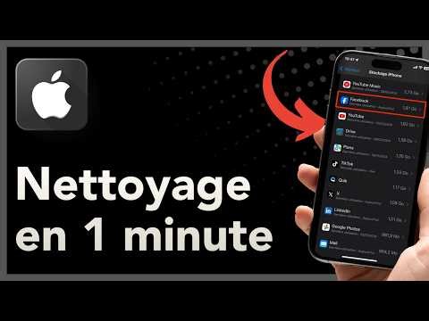 Stockage iPhone plein ? L’astuce rapide pour libérer de l’espace 📱⚡
