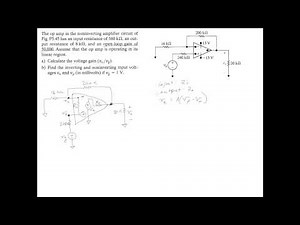 Non-Ideal Operational Amplifier 1: Part 1