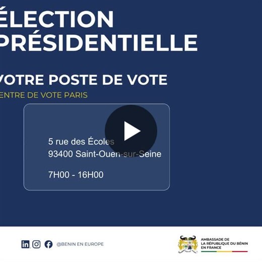 JE VOTE EN PERSONNE DEMAIN | Raoul Dotou HOUNSOU