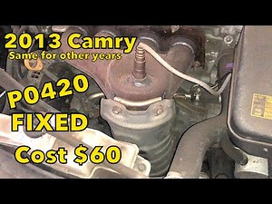 FIX code P0420 with only $60 Toyota Camry P0420 catalytic converter code FIXED