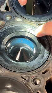 509K views · 11K reactions | 5.9 Dodge Cummins with blown head gasket and cracked piston. Customer opted to keep the crack #cummins #enginebuild #enginebuilding #enginerepair #autoshop | Dave's Auto Center | Facebook
