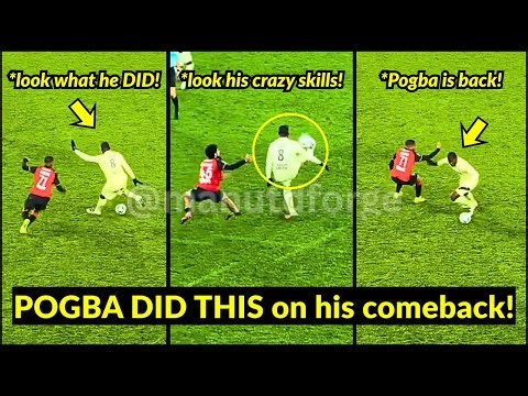 Paul Pogba DID THIS! CRAZY skills on his return to football with Monaco after two-year absence...