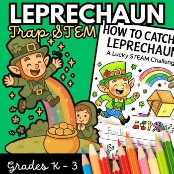 How to Catch a Leprechaun STEM Activity | Leprechaun Trap for St Patricks Day