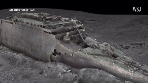 Titanic Wreckage Visualized in Unique 3-D View