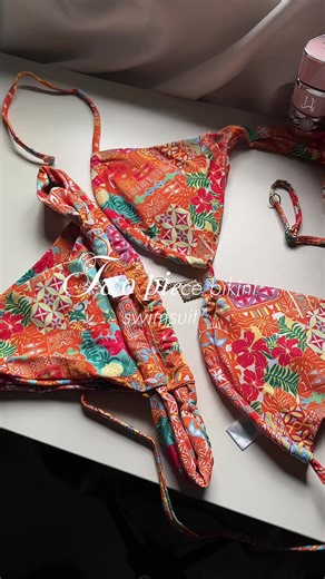 Stylish Two Piece Bikini Swimsuit for Beach Outings