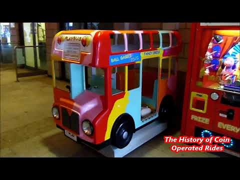 1990s Coin Operated Bus Kiddie Ride - Play Bus