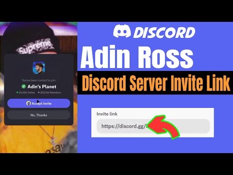 Adin Ross Discord Server Invite Link