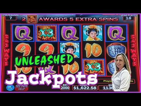 Big Jackpot Retrigger $20-$30 Triple Fortune Dragon Unleashed Handpays
