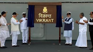 Indian PM commissions first home-built carrier