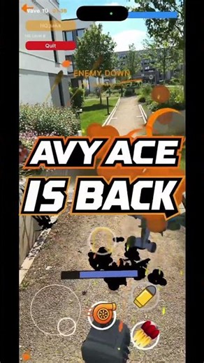 Big update for my AR game Avy Ace #gaming #augmentedreality #unity