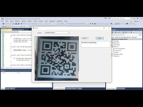 QR Code scanner using Webcam - C#