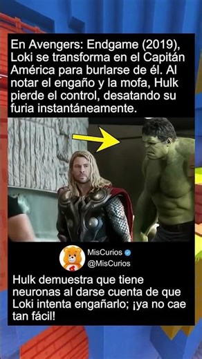 En Avengers Endgame (2019), Loki se transforma en...