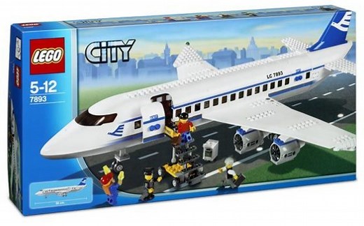乐高 城市 7893 客机 速组评测