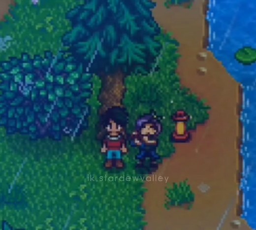 Adoro essa cena da Abigail em Stardew Valley 🥺💗
