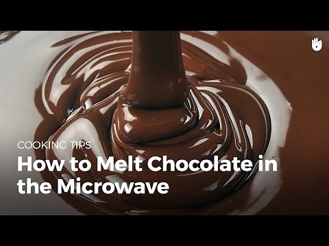How to melt chocolate in the microwave